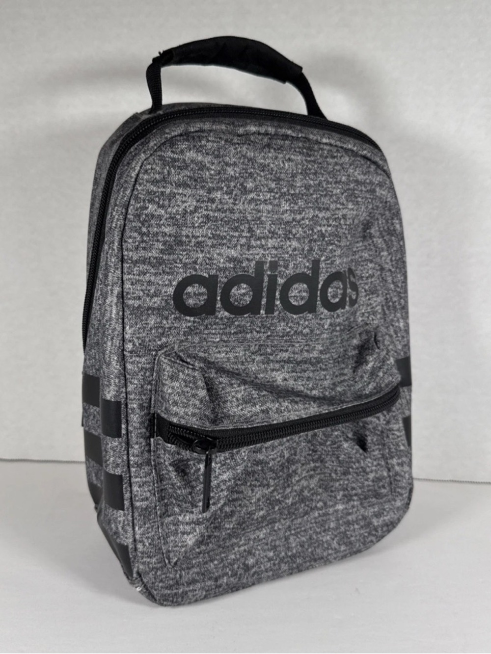 ADIDAS  Santiago II Jersey Onix Grey/Black Unisex Lunch Bag School  Gym